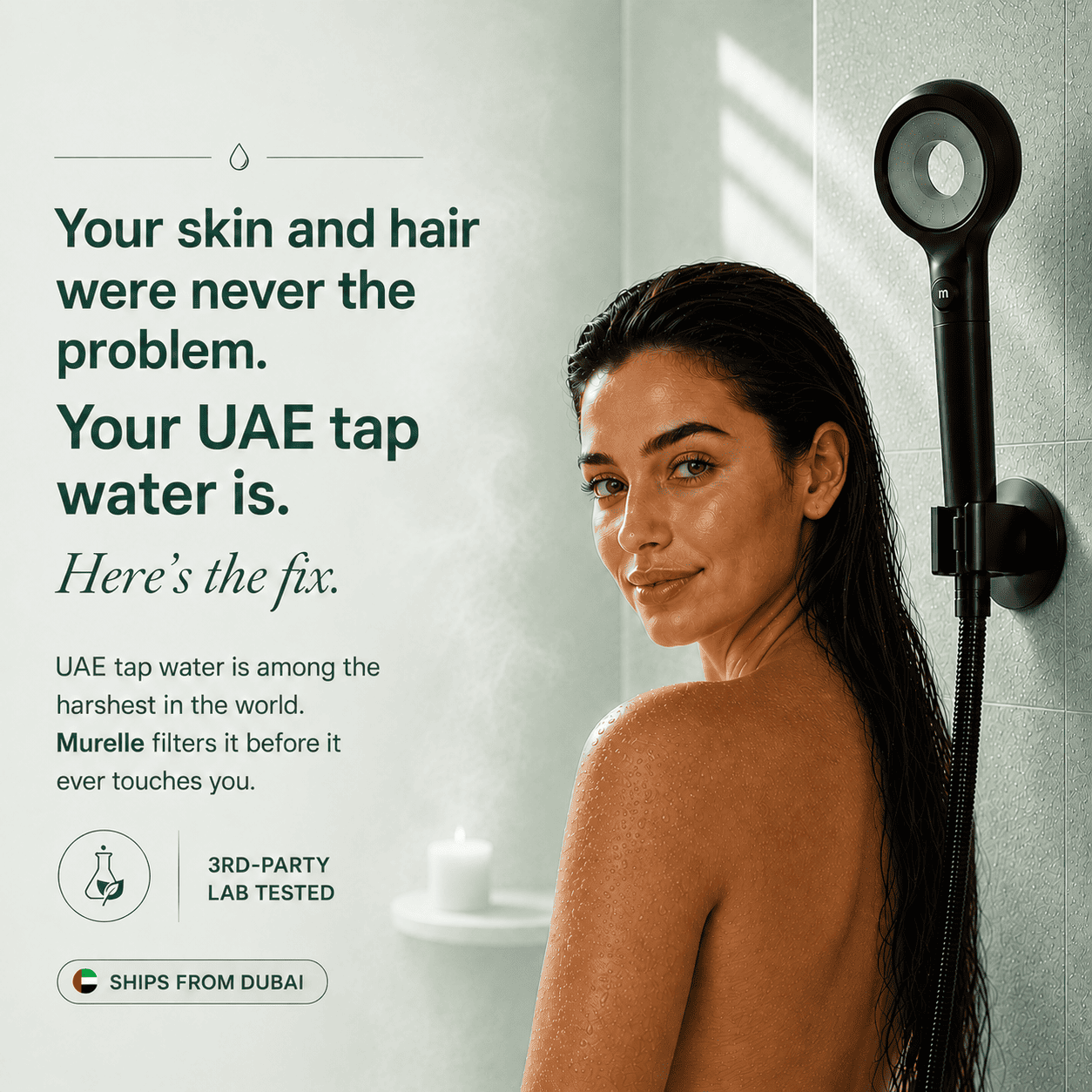 Murelle Shower Head with Filter