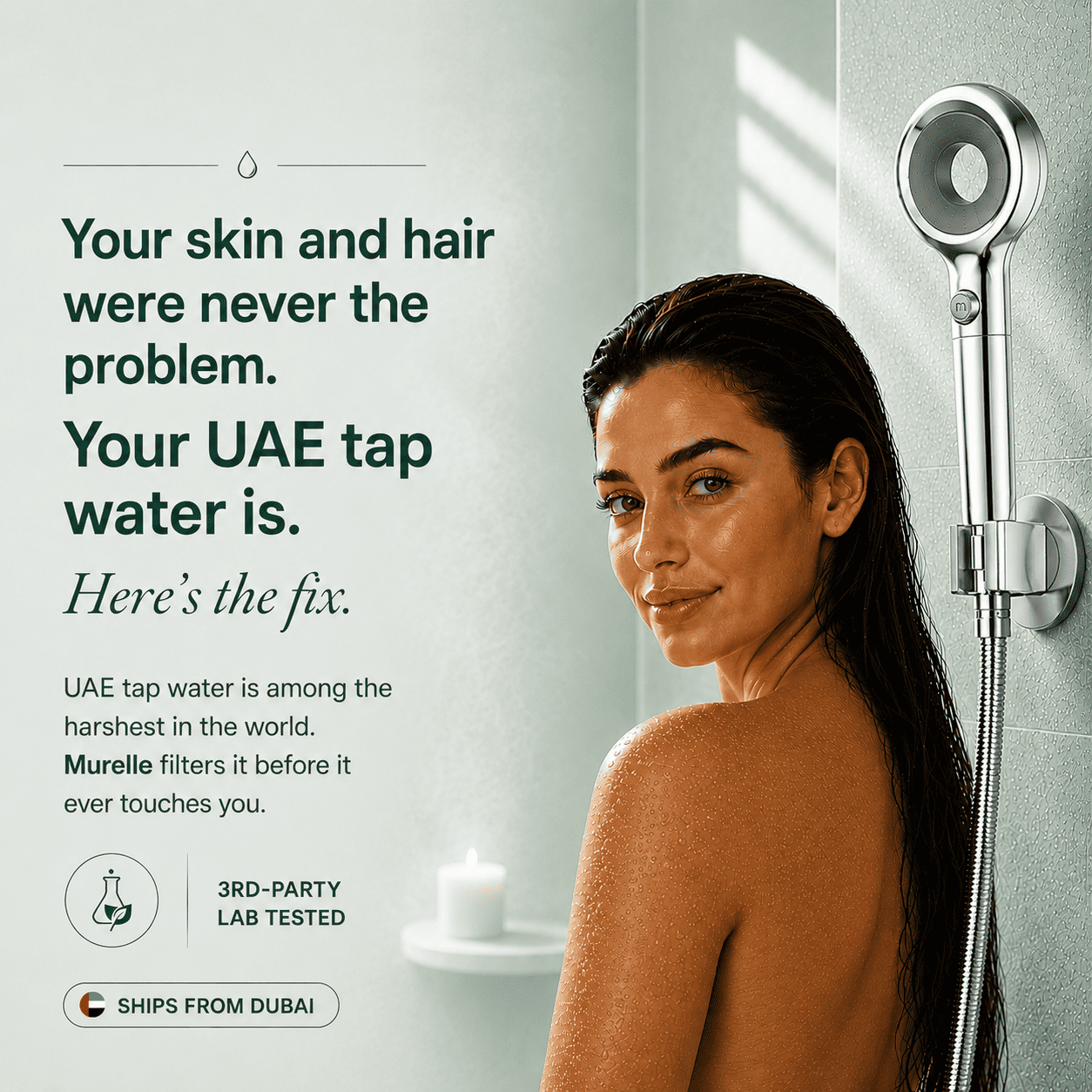 Murelle Shower Head with Filter